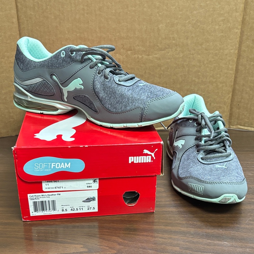 Puma Gray SoftFoam Sneakers